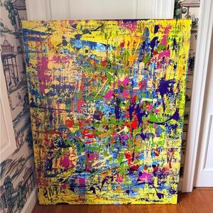 Abstract Multicolor Canvas Wall Art